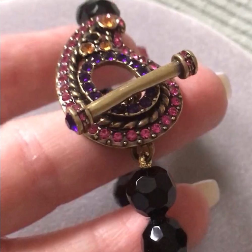 Gorgeous Heidi Daus toggle bracelet